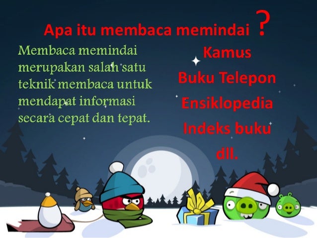 Membaca Memindai