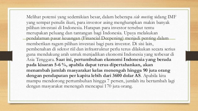 Membaca teks eksposisi tentang ekonomi Indonesia