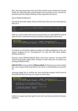 Membangun aplikasi java restful web service menggunakan spring web mvc ...