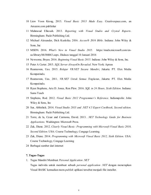Membangun aplikasi windows dengan visual basic.net 2015 ...