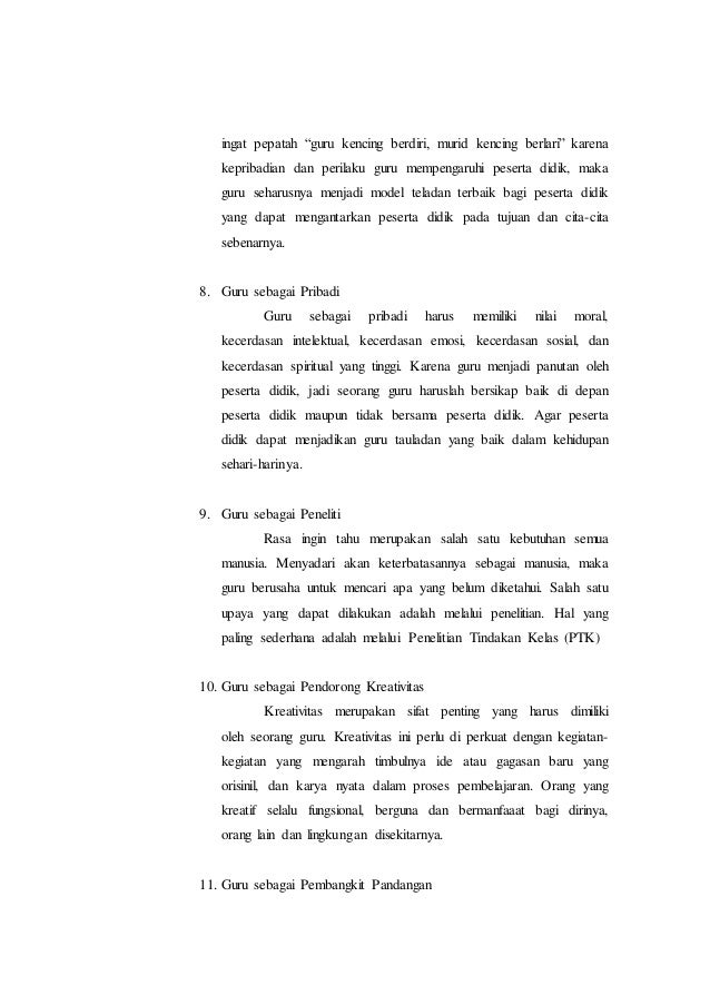 Membangun Profesionalisme Guru Dalam Meningkatkan Mutu Pendidikan