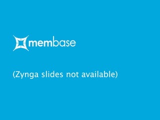 (Zynga slides not available)
 