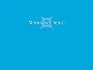 Membase Demo
 