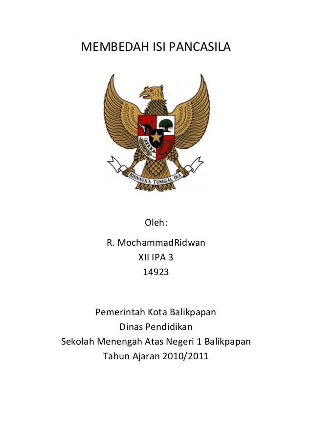 Membedah Isi Dari Pancasila