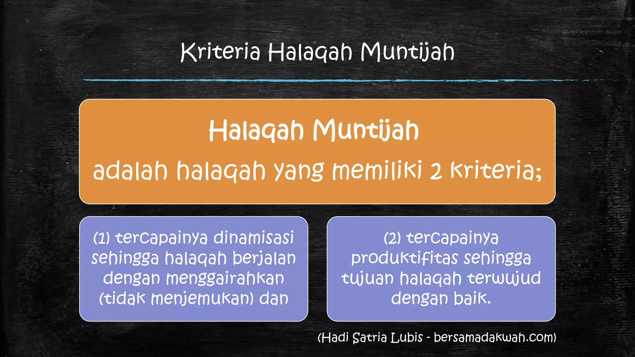 Kriteria Halaqah Muntijah


              Halaqah Muntijah
adalah halaqah yang memiliki 2 kriteria;

(1) tercapainya dinamisasi           (2) tercapainya
sehingga halaqah berjalan        produktifitas sehingga
  dengan menggairahkan          tujuan halaqah terwujud
 (tidak menjemukan) dan               dengan baik.

                             (Hadi Satria Lubis - bersamadakwah.com)
 