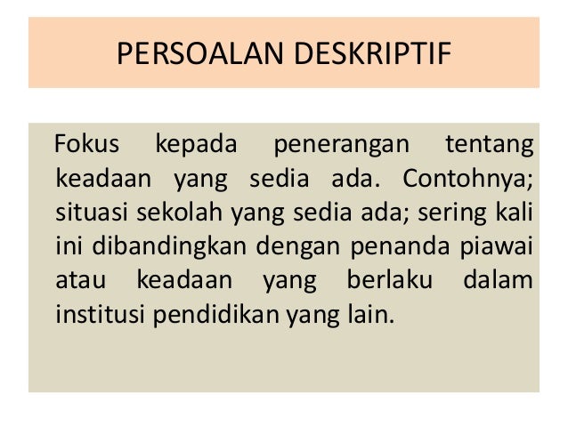 Contoh Soalan Kajian Dalam Penyelidikan  Contoh Itu