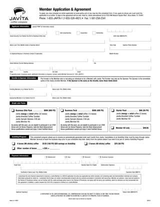 Member Pack Pdf Member agreement form_us_en | PDF