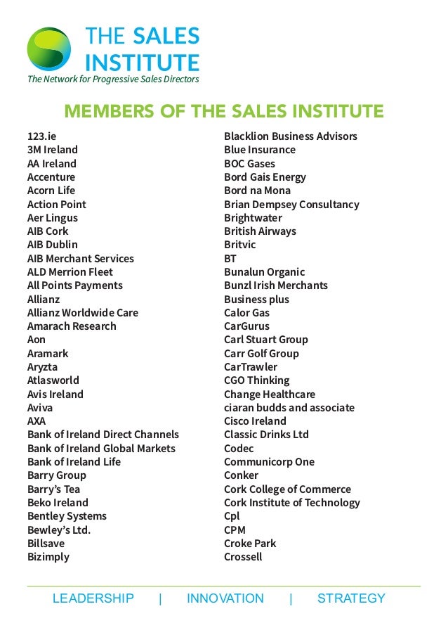 Member Companies June 2018