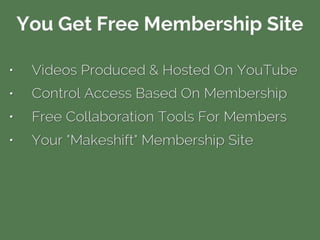 Membership Site With Google Plus Community