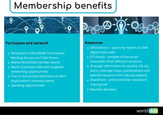 WorldDAB Membership 2022