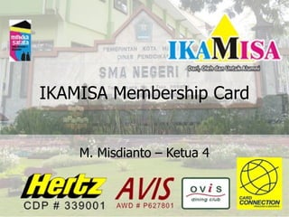 IKAMISA Membership Card M. Misdianto – Ketua 4 