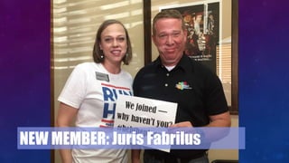 NEW MEMBER: Juris Fabrilus
 