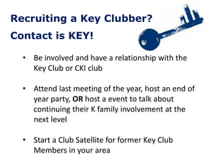Kiwanis Membership: If You Love Your Club, Share it