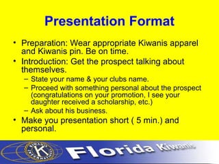 Kiwanis New Membership Recruitment