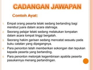 Contoh Bina Ayat Formula