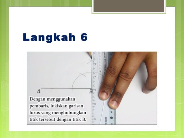 Membina Sudut 30 60 90 Dan 120 Darjah
