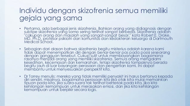 Membongkar 13 mitos tentang skizofrenia
