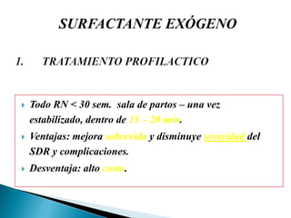 Radiología de Tórax: Clasificación BENCE: Grado I - II - III - IV:“Imagen en Vidrio Esmerilado”Laboratorio:AGA:   pH:    < 7.25            pCO2 > 40 mmHg.            pO2   < 60 mmHg