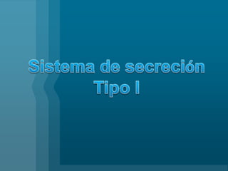 Sistema de secreciónTipo I
