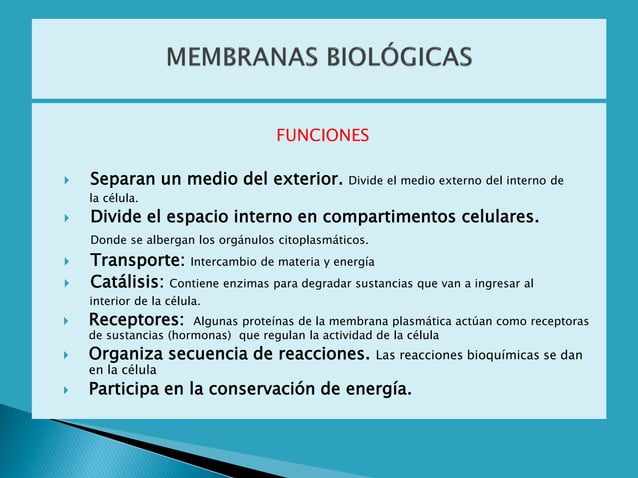 Membranasbiológicas