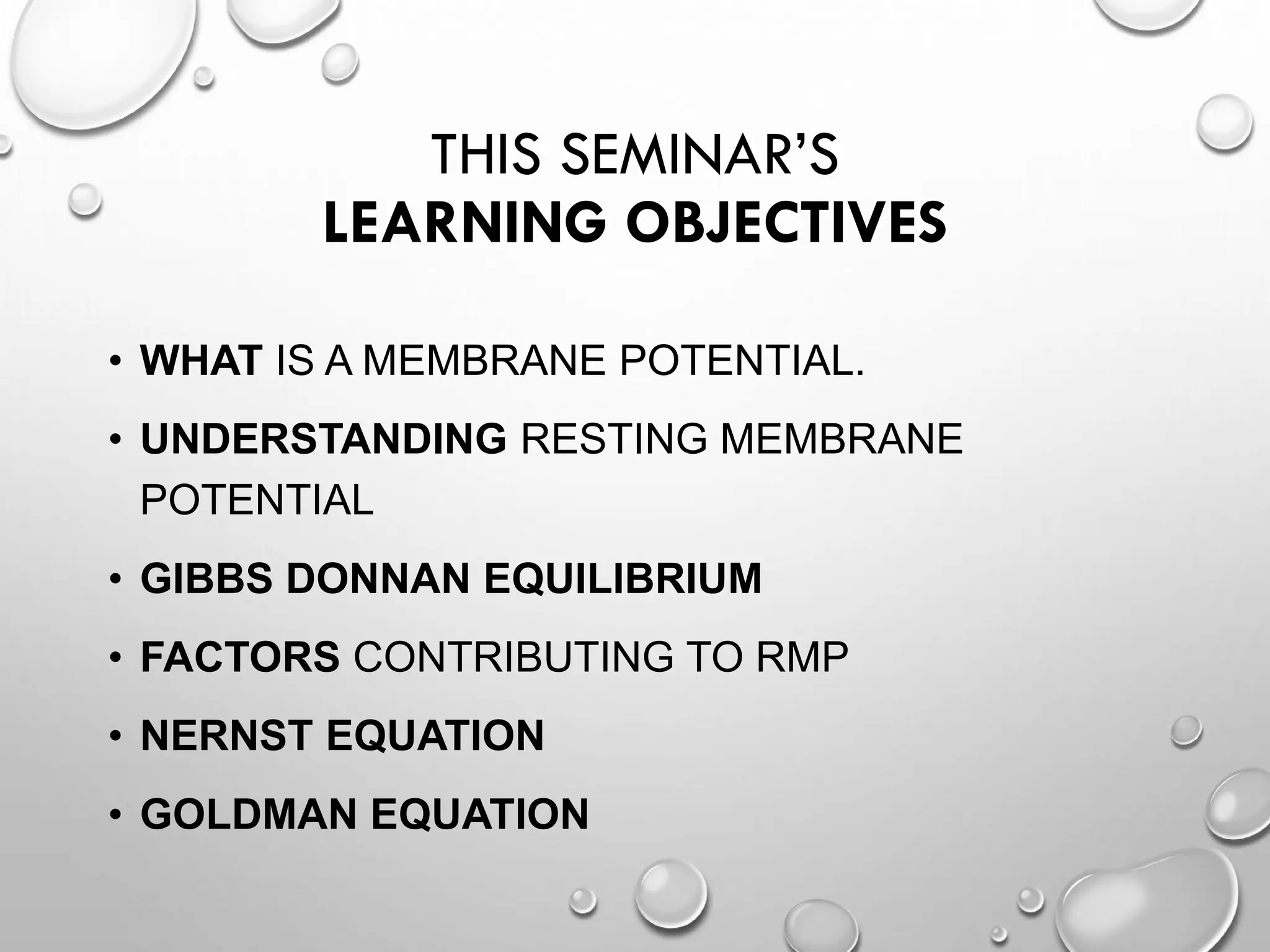 Membrane Potential | PDF