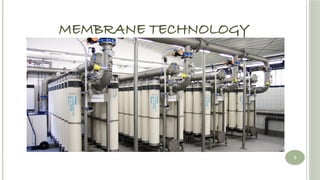 Membrane Processing Technology in dairy industry | PPTX