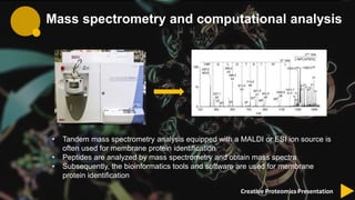 Membrane protein identification by shotgun proteomics | PPTX