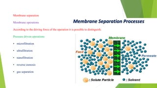 Membrane separation.pptx