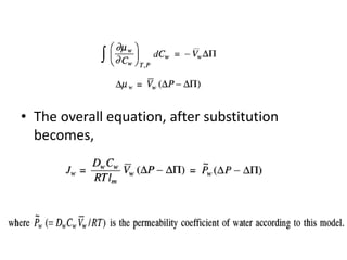 • The overall equation, after substitution
becomes,
 