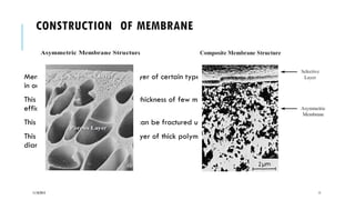 Membrane gas separation | PPTX