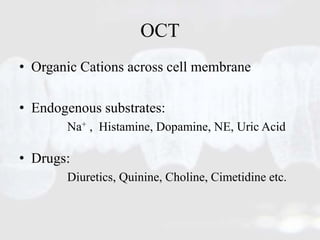 Membrane transporters and drug response | PPTX