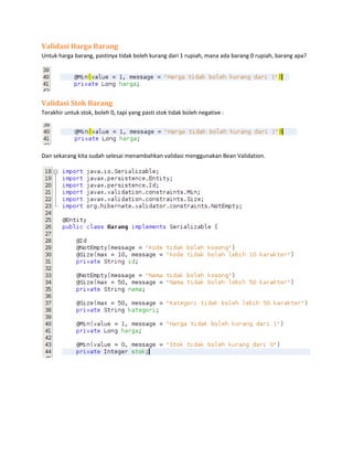Membuat aplikasi java web enterprise sederhana | PDF