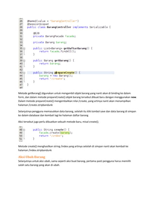 Membuat aplikasi java web enterprise sederhana | PDF