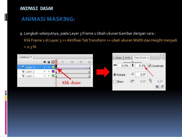 Membuat animasi 2 d dengan adobe flash animasi masking 2 