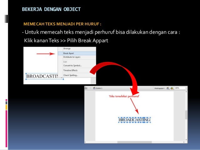 Membuat Animasi Tulisan Dengan Adobe Flash