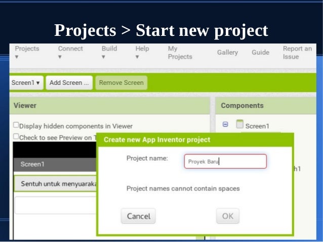 Membuat Aplikasi Android dengan App Inventor 2