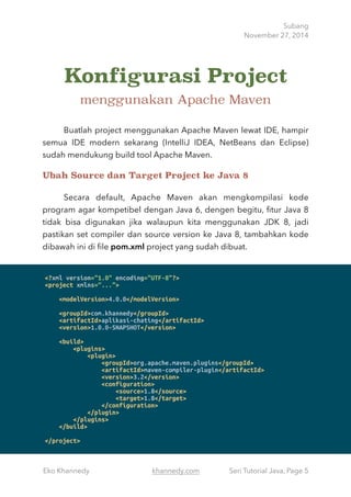 Membuat aplikasi chat menggunakan java | PDF