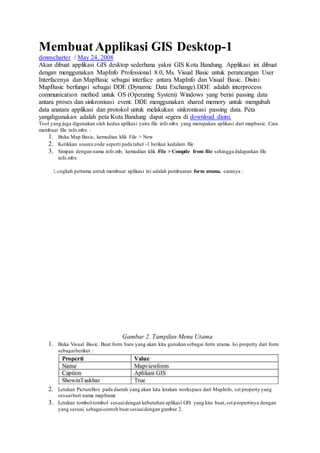 Membuat applikasi gis mapbasic - Membuat Applikasi Gis Mapbasic 1 320 