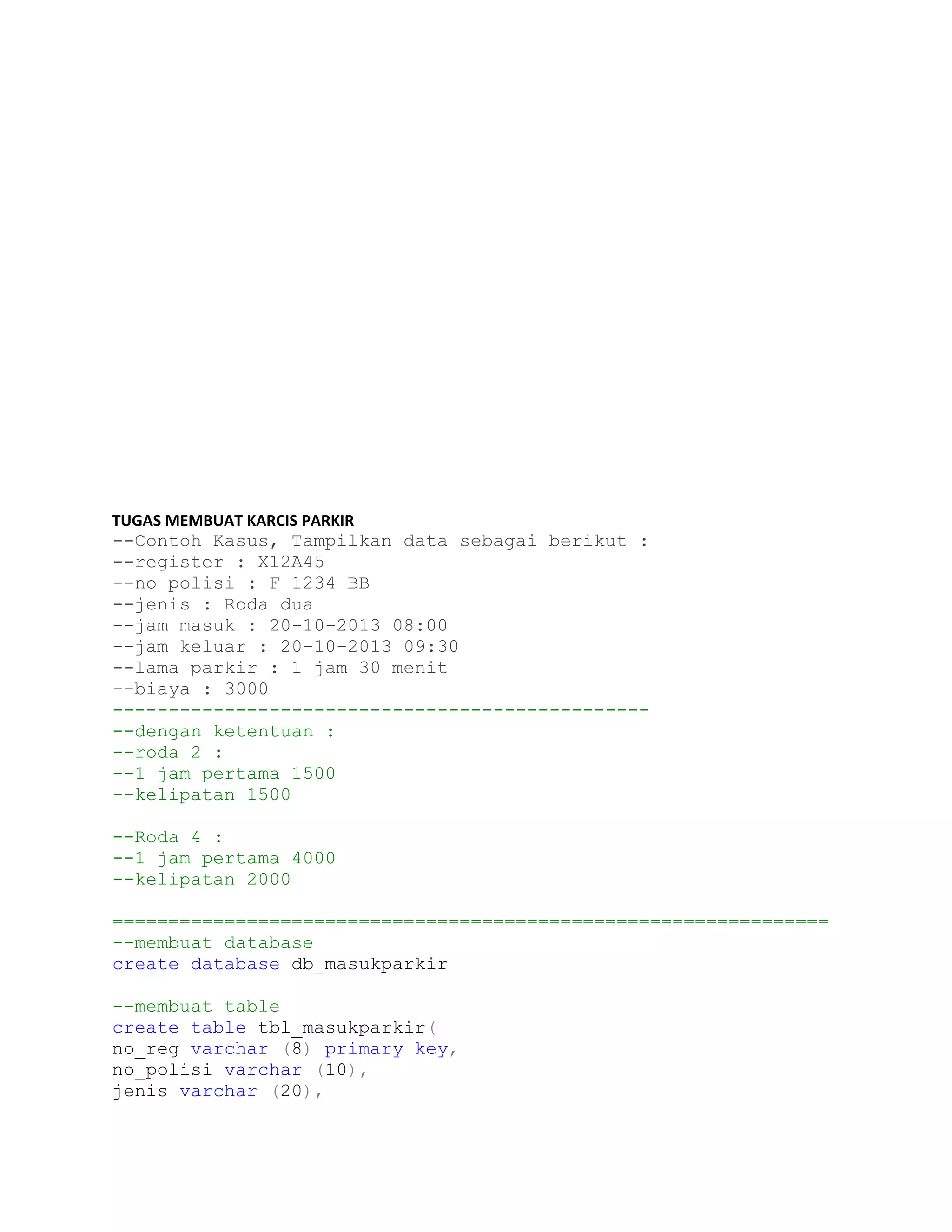 Membuat database menggunakan sql management studio | PDF