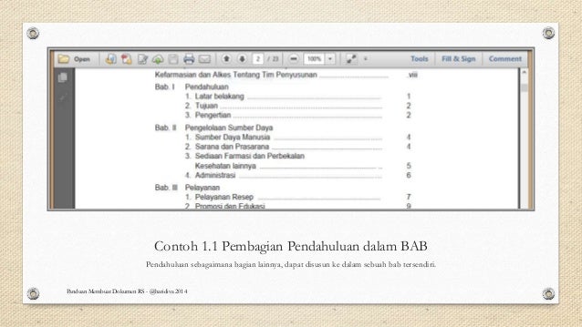 Membuat Dokumen Panduan bagi Rumah Sakit