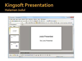 Membuat dokumen presentasi