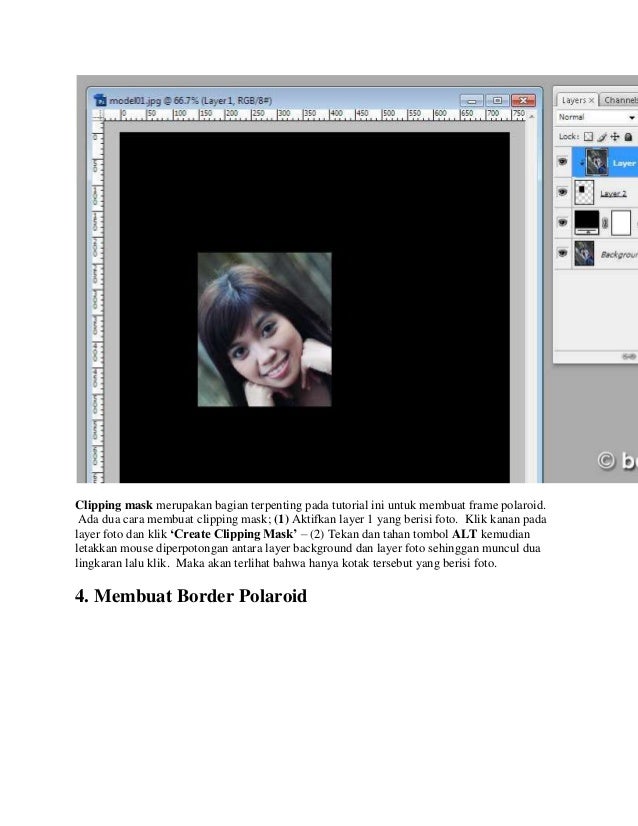 Membuat Efek Montase Polaroid