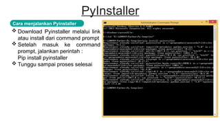 MEMBUAT EXECUTABLE FILE (EXE) WINDOWS PADA PYTHON.pptx