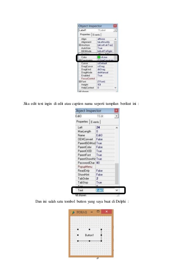 Membuat kalkulator sederhana dengan delphi 7