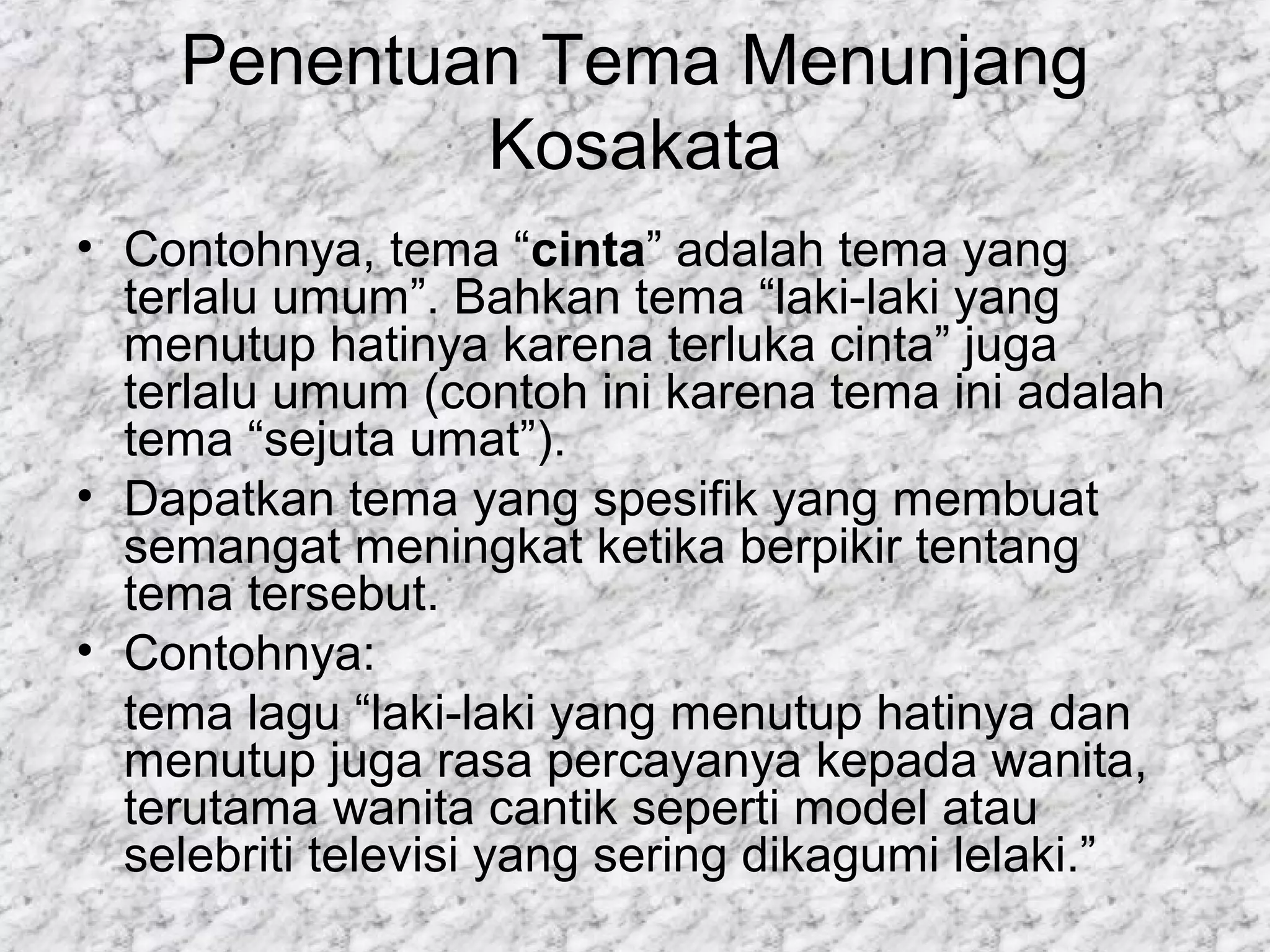 Langkah Membuat Lagu | PPT