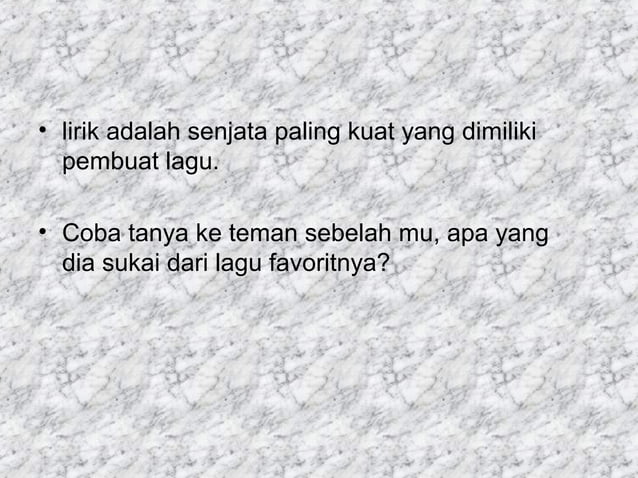 Langkah Membuat Lagu | PPT