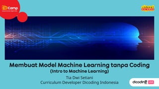 REPLACE ME
Tia Dwi Setiani
Curriculum Developer Dicoding Indonesia
 