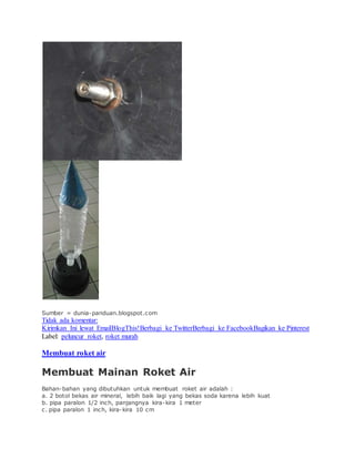 Membuat peluncur roket | DOCX