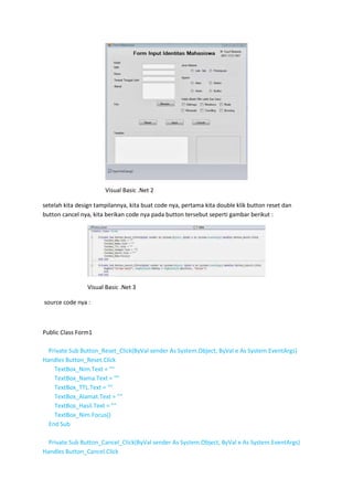 Teks Berjalan di Aplikasi Dekstop dengan VB.Net
