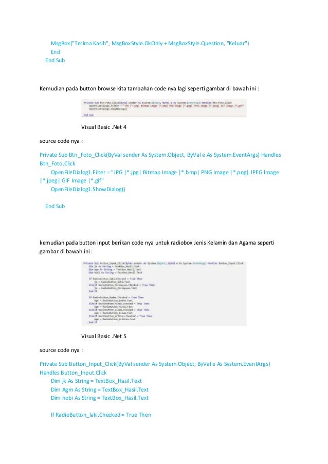 Teks Berjalan di Aplikasi Dekstop dengan